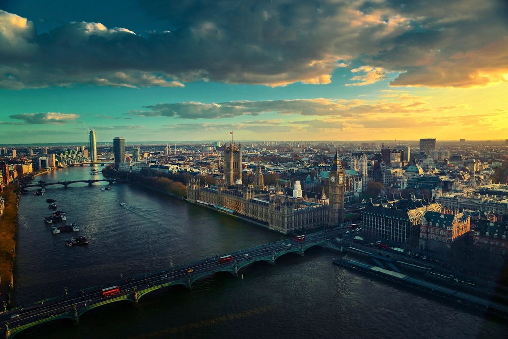 London city view, England