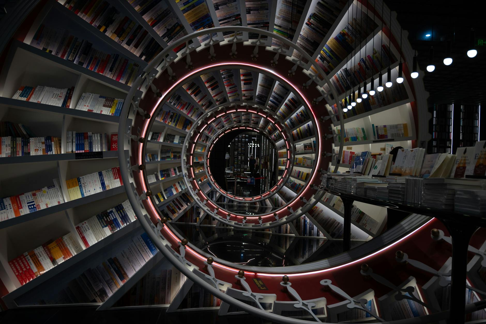 spiral bookstore zhongshuge in shenzhen china